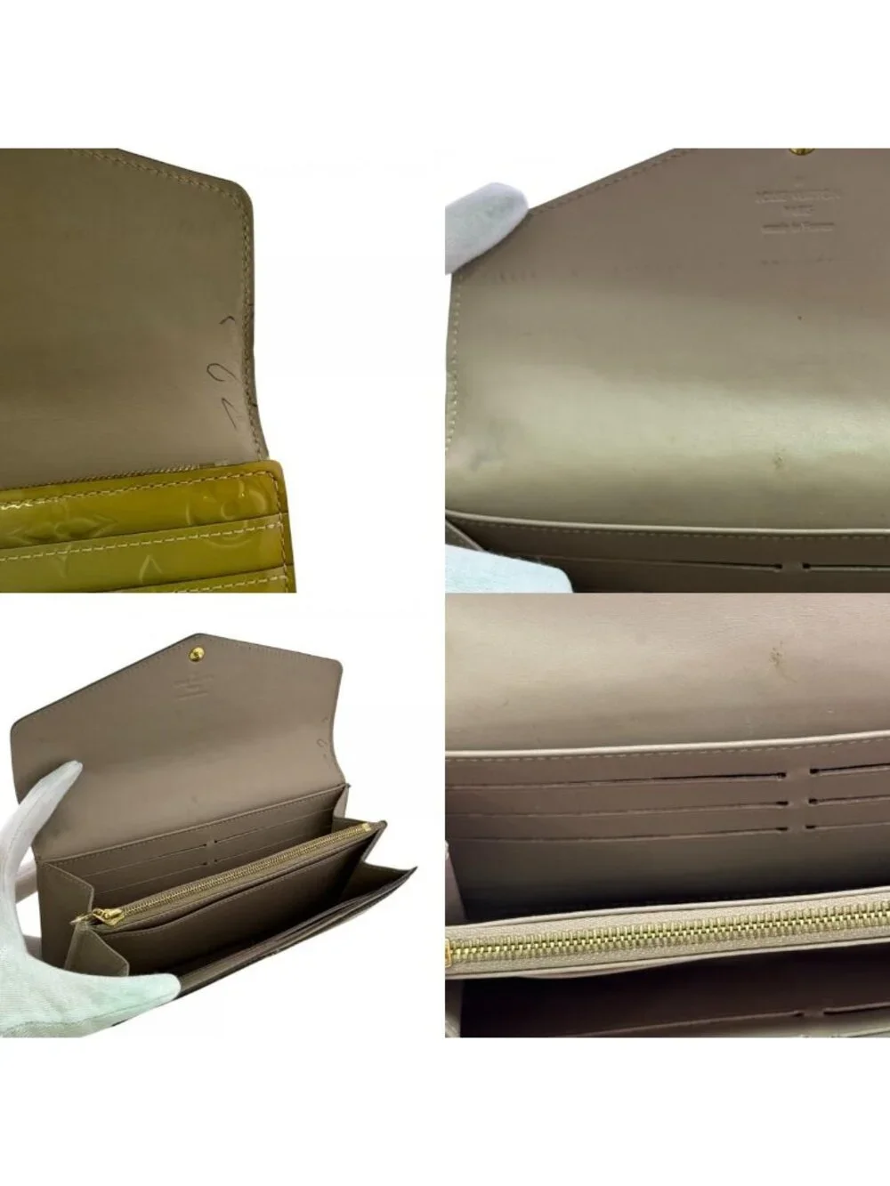 Louis Vuitton Bifold Flap Portefeuille Sarah Monogram Vernis Wallet